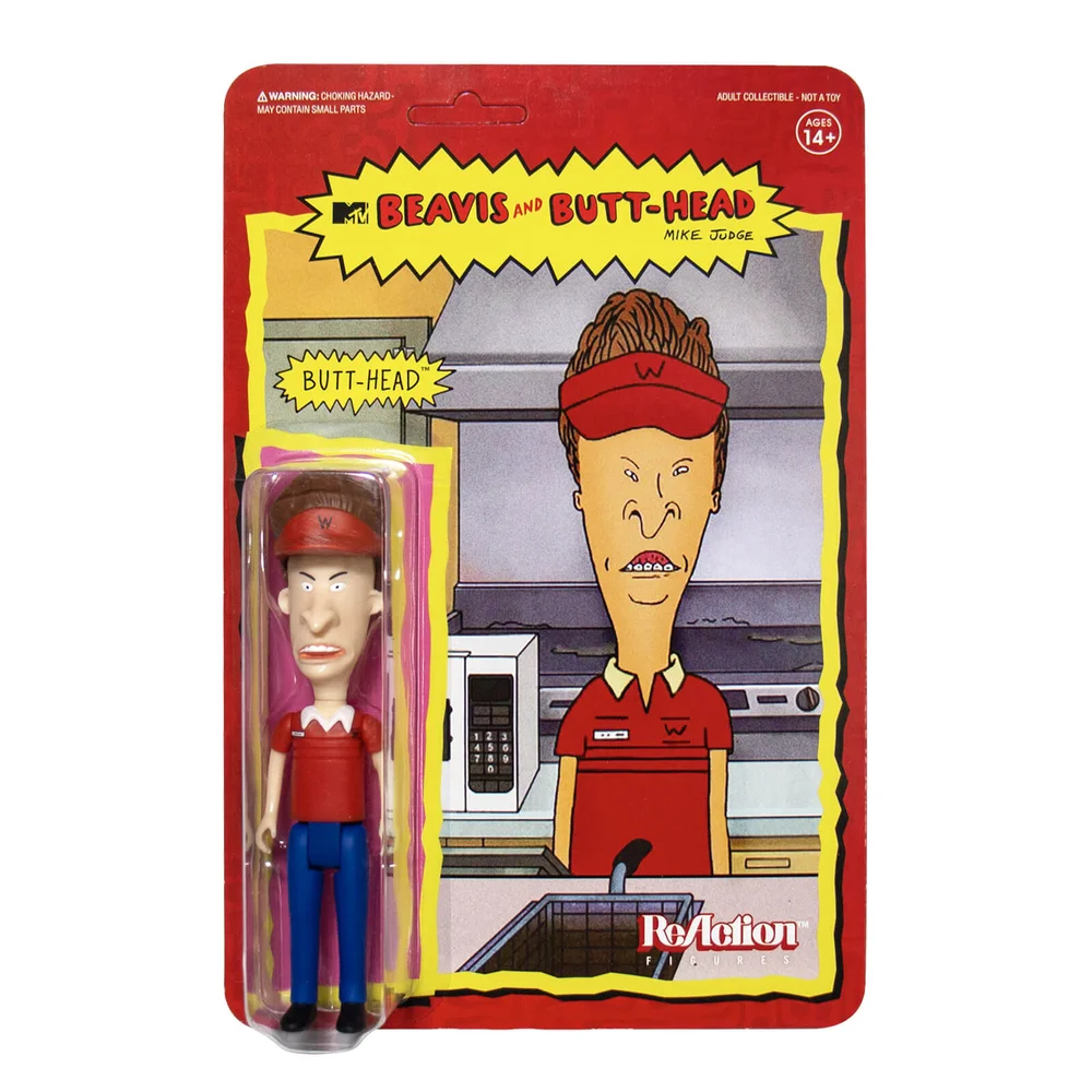 Super7 Beavis en Butt-Head ReAction Figure - Burger World Butt-Head Afbeelding 1