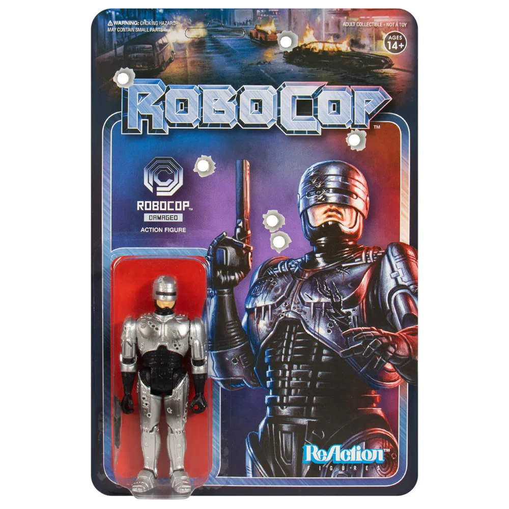 Super7 Robocop ReAction Figure - Robocop Battle Damaged Afbeelding 1