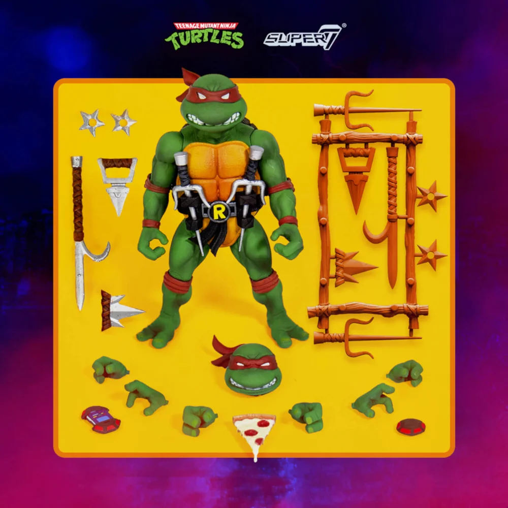 Super7 Teenage Mutant Ninja Turtles ULTIMATES! Figure - Raphael Afbeelding 1