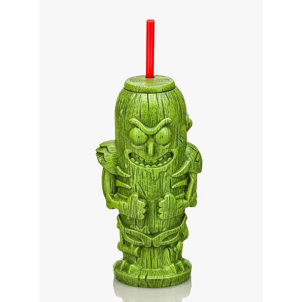 Rick and Morty Pickle Rick Geeki Tikis Plastic Tumbler Afbeelding 1