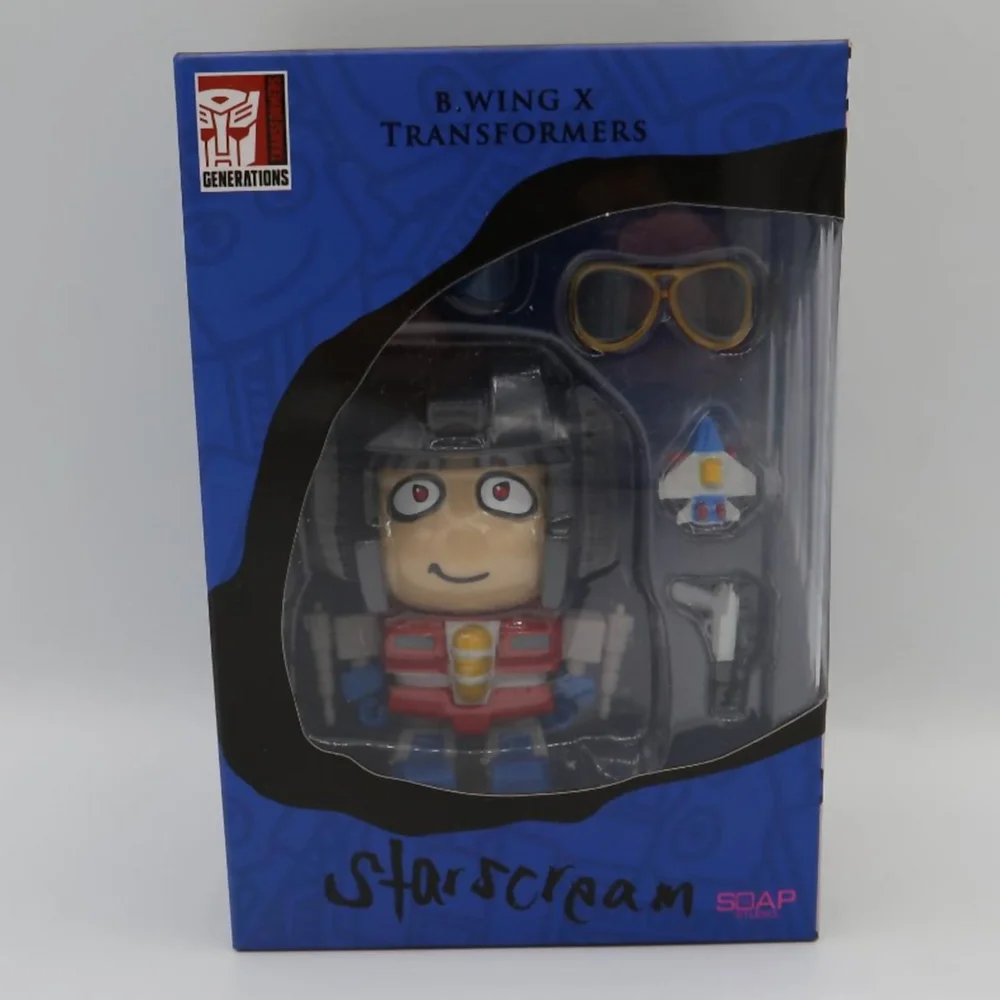 Soap Studios B.Wing X Transformers Starscream 10 cm Collectable Figure - Zavvi UK exclusief Afbeelding 1