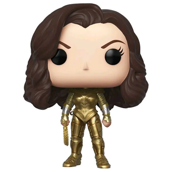 DC Comics Wonder Woman with Golden Armour and No Wings EXC Pop! Vinyl Figure Afbeelding 1