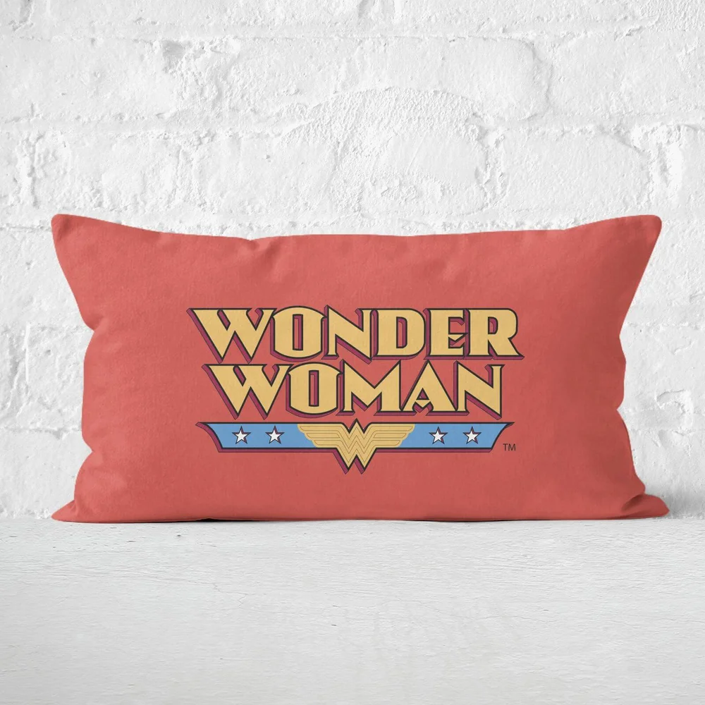 DC Cushions Retro Wonder Woman DC 30x50cm Rectangle Cushion Rectangular Cushion - Soft Touch Afbeelding 1
