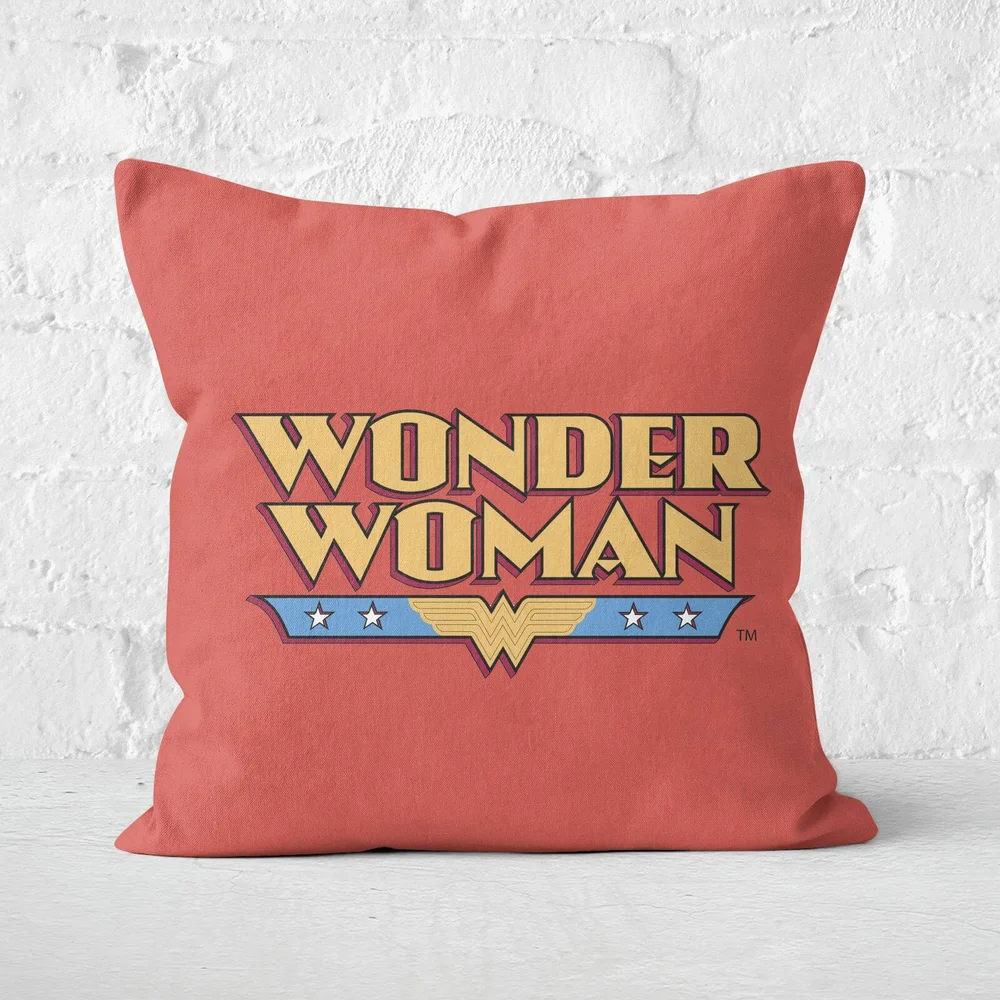 DC Cushions Retro Wonder Woman DC 40x40cm Square Cushion Square Cushion - 40x40cm - Soft Touch Afbeelding 1