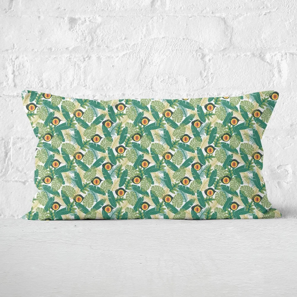 Green Jurassic Park Rectangular Cushion 30x50 - Soft Touch Afbeelding 1
