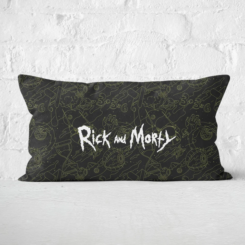 Rick And Morty Rectangular Cushion - Soft Touch Afbeelding 1