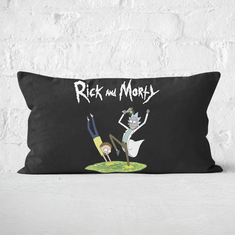 Rick And Morty Portal Rectangular Cushion - Soft Touch Afbeelding 1