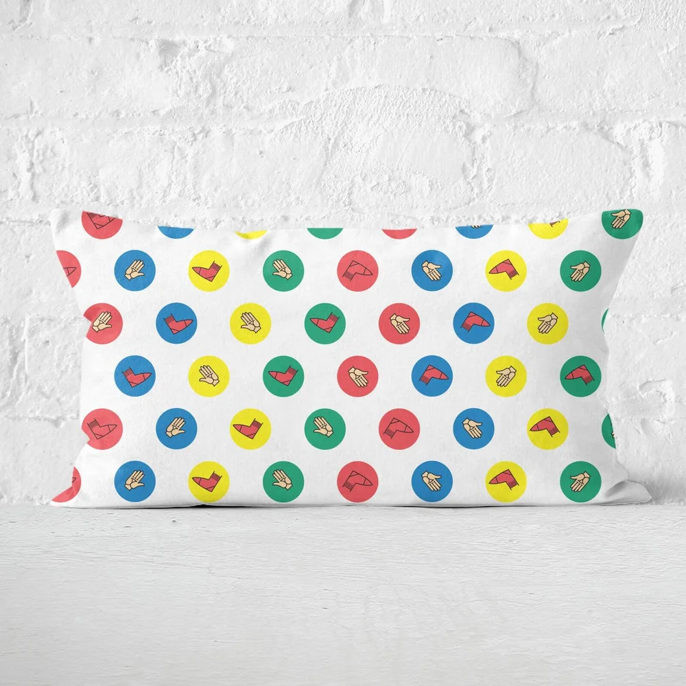 Twister White Rectangular Cushion - 30x50cm - Soft Touch Afbeelding 1
