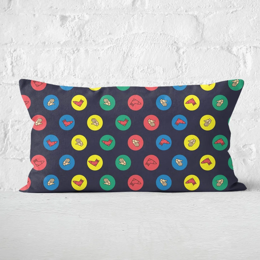 Twister Black Rectangular Cushion - 30x50cm - Soft Touch Afbeelding 1