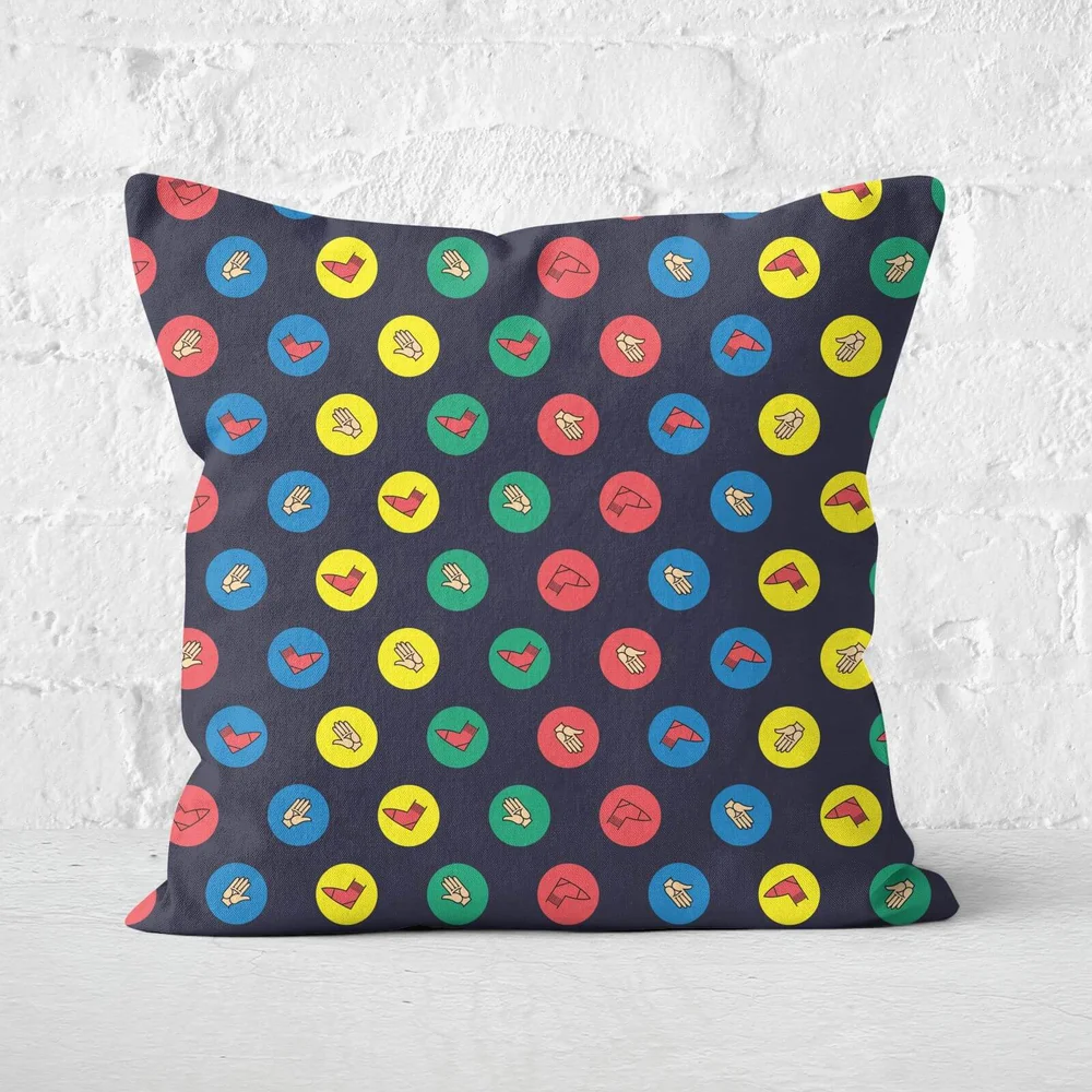 Twister Black Square Cushion - 40x40cm - Soft Touch Afbeelding 1