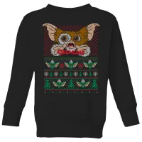 Gremlins Ugly Knit Kids' Christmas Jumper - Black - undefined undefined