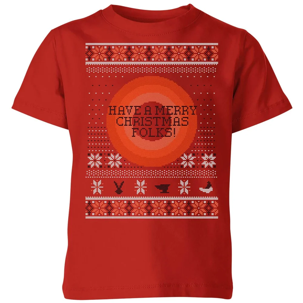 Looney Tunes Knit Kids' Christmas T-Shirt - Red - 98/104 (3-4 jaar) Afbeelding 1