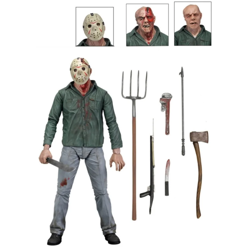 NECA Friday the 13th - 17,5 cm Action Figure - Ultimate Part 3 Jason Afbeelding 1