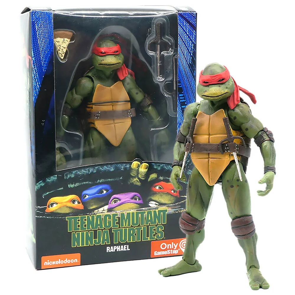 NECA Teenage Mutant Ninja Turtles 17,5 cm Figure 1990 Film Raphael Afbeelding 1