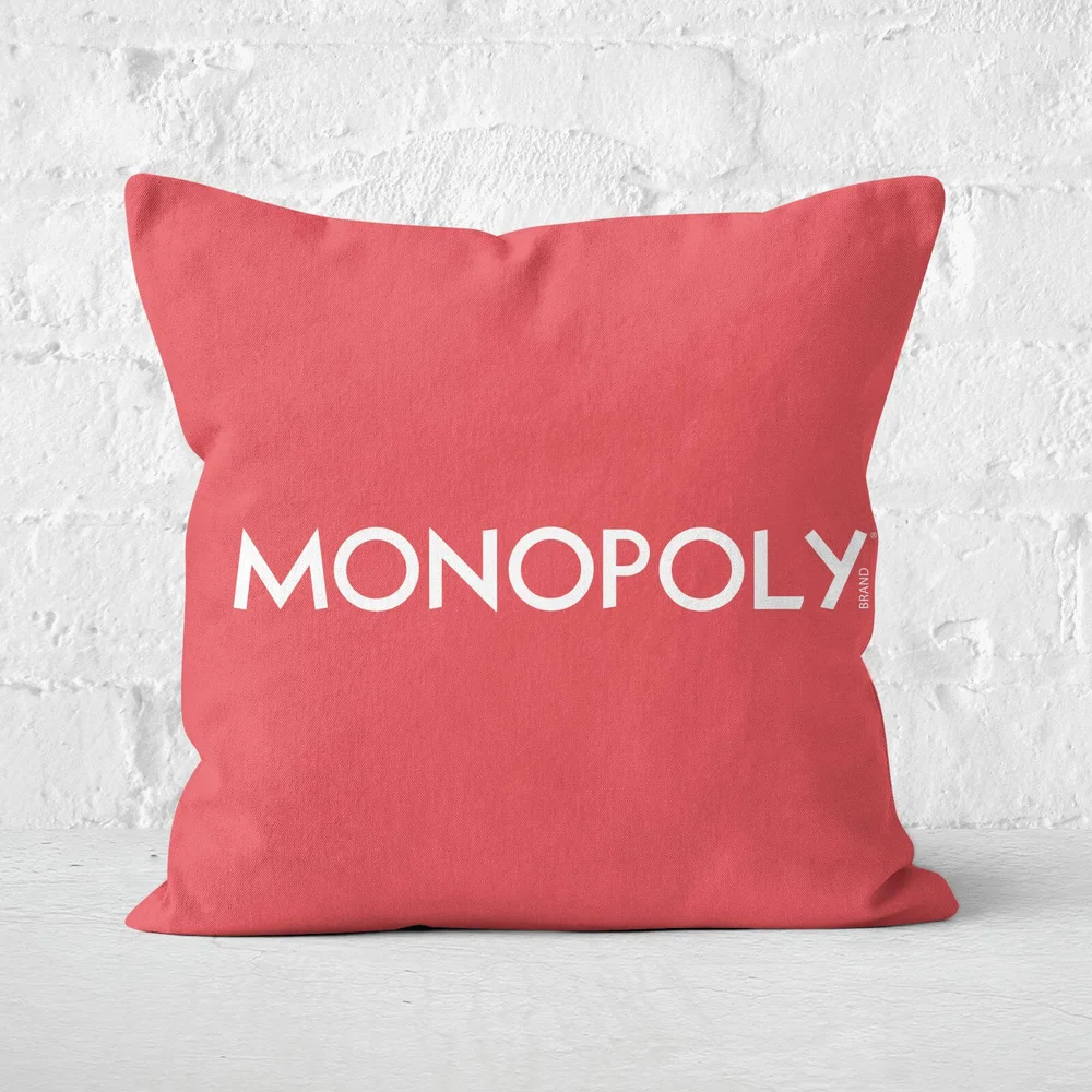 Monopoly Pattern Square Cushion - 40x40cm - Soft Touch Afbeelding 1