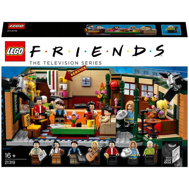 LEGO 21319 Ideas Central Perk Friends tv-show serie met iconische caféstudio en 7 minifiguren 25e jubilieum verzamelset