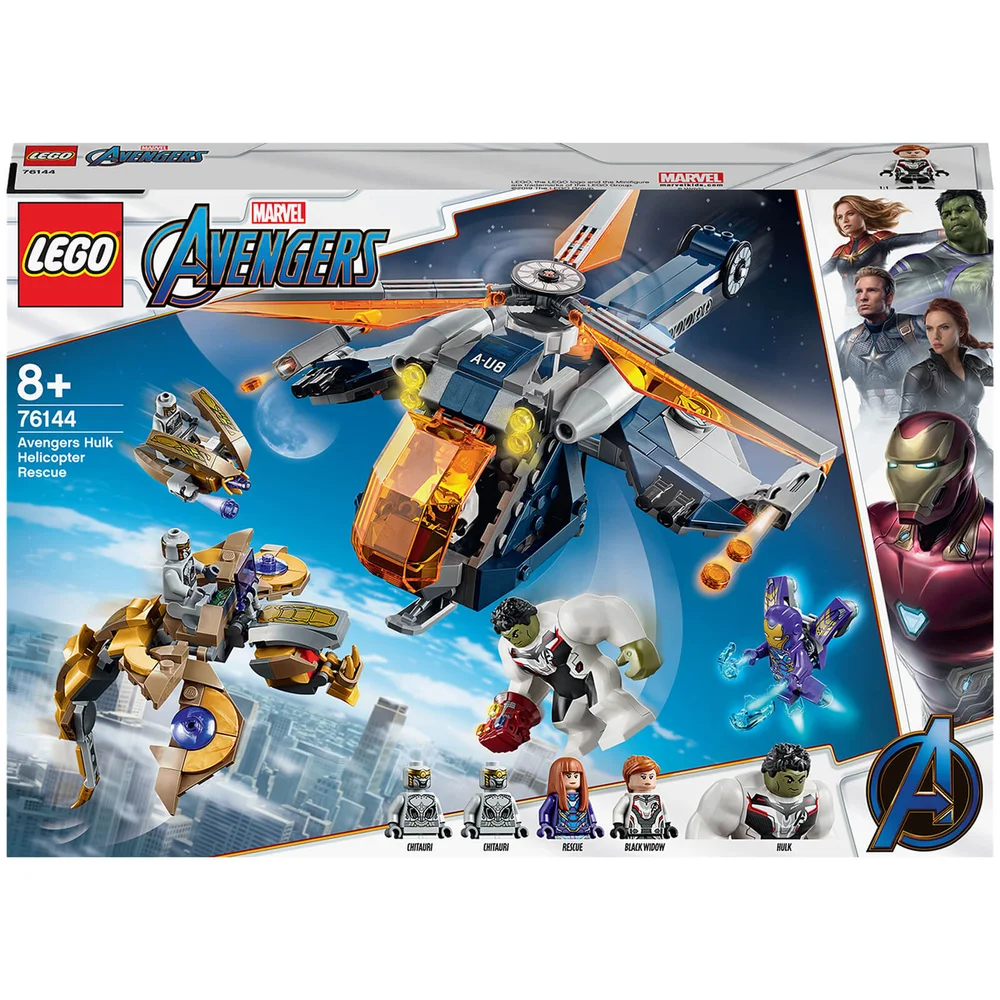 LEGO Marvel Avengers Hulk Helicopter Rescue Set (76144) Afbeelding 1