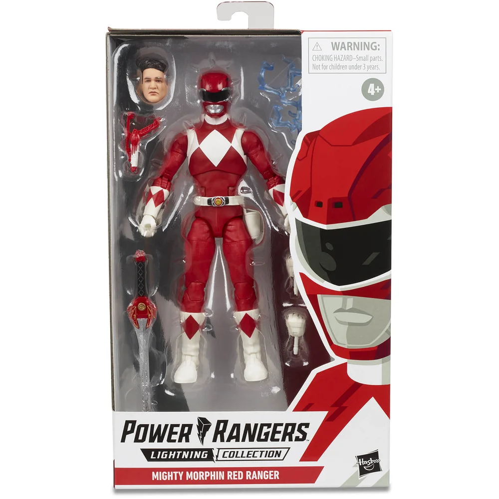 Hasbro Power Rangers Lightning Collection Mighty Morphin Lightning Collection Mighty Morphin Red Ranger 6 Inch Action Figure Afbeelding 1
