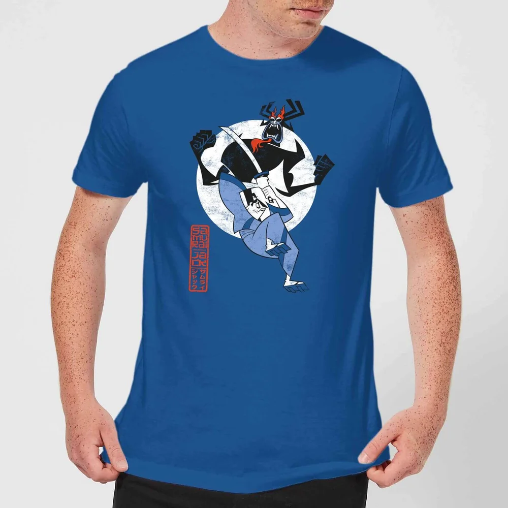 Samurai Jack Eternal Battle Men's T-Shirt - Royal Blue - M Afbeelding 1