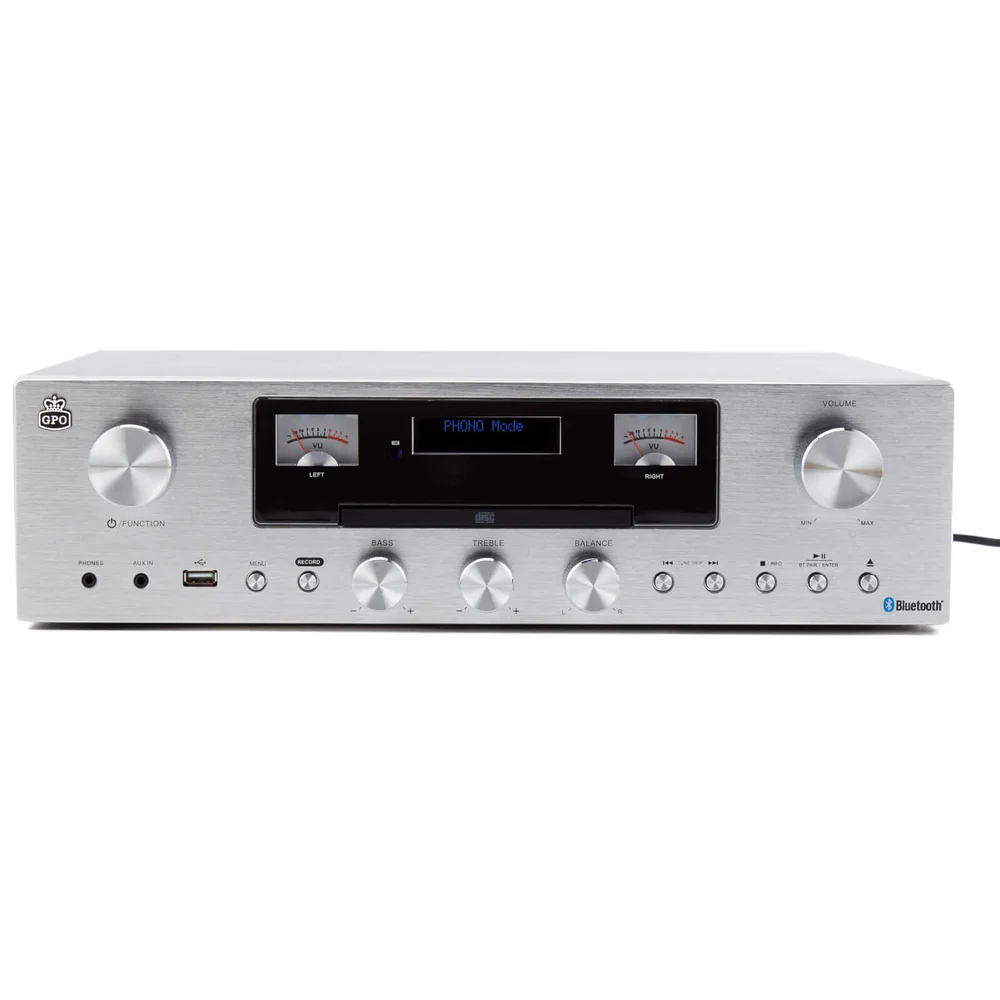 GPO PR200 Silver Amplifier Afbeelding 1