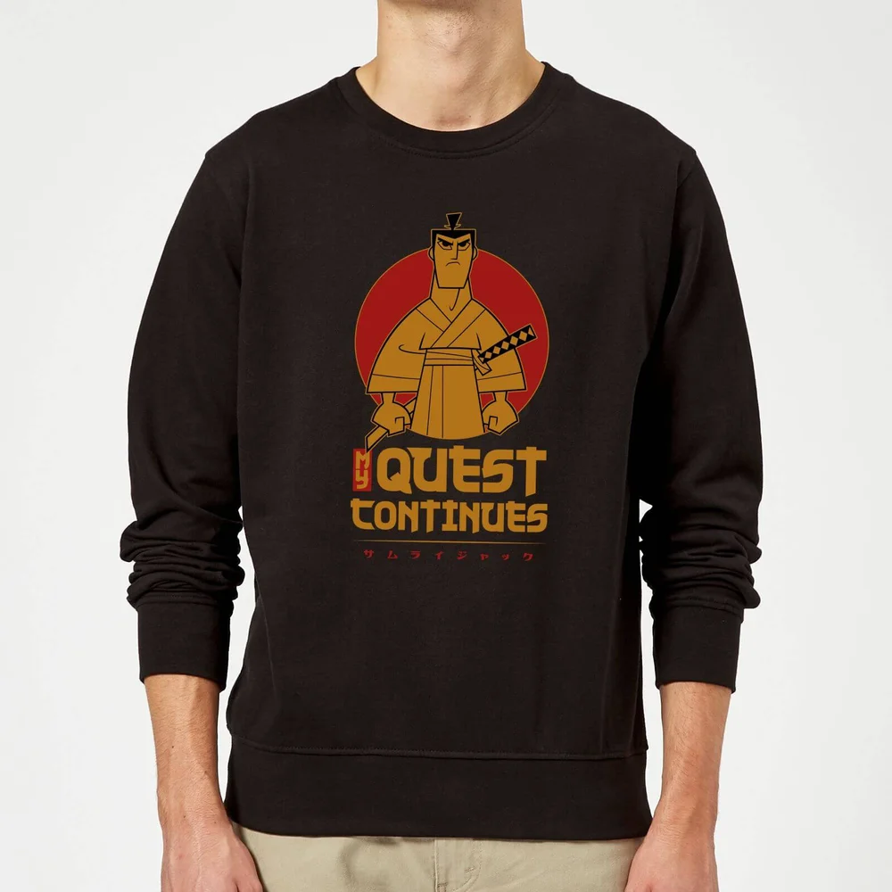 Samurai Jack My Quest Continues Sweatshirt - Black - S Afbeelding 1
