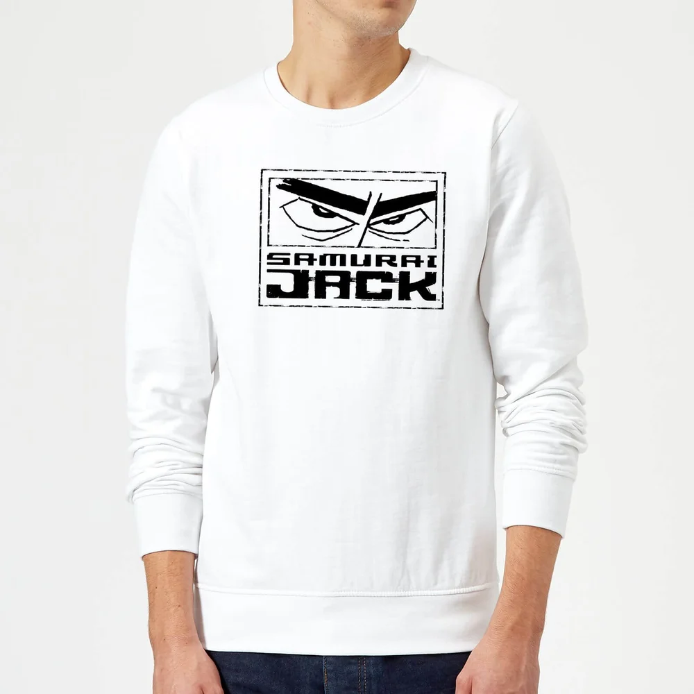 Samurai Jack Stylised Logo Sweatshirt - White - S Afbeelding 1