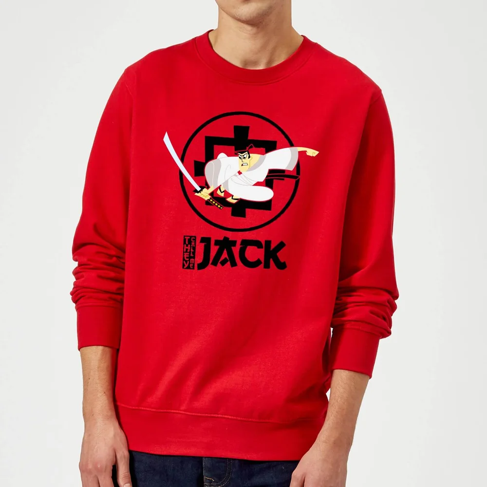 Samurai Jack They Call Me Jack Sweatshirt - Red - S Afbeelding 1