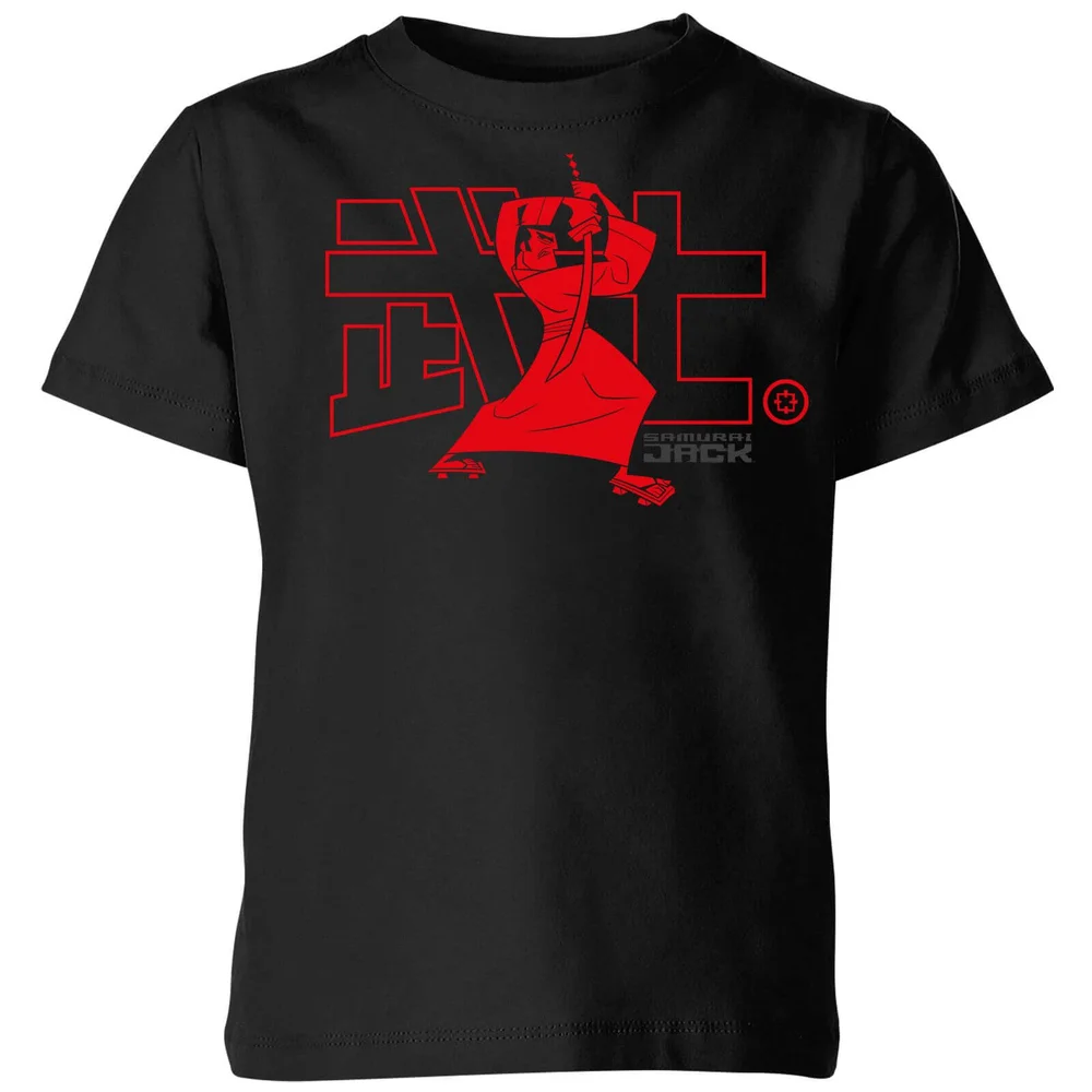 Samurai Jack Way Of The Samurai Kids' T-Shirt - Black - 98/104 (3-4 jaar) Afbeelding 1