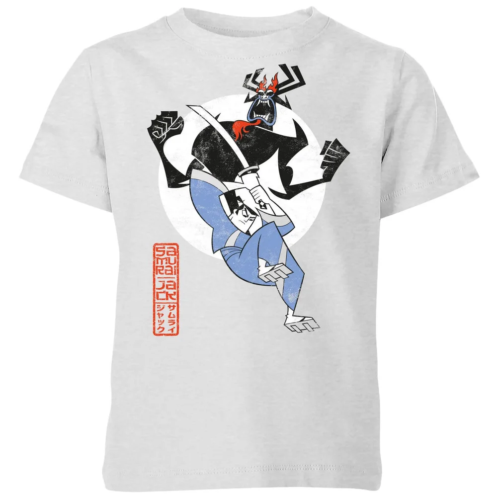 Samurai Jack Eternal Battle Kids' T-Shirt - Grey - 98/104 (3-4 jaar) Afbeelding 1
