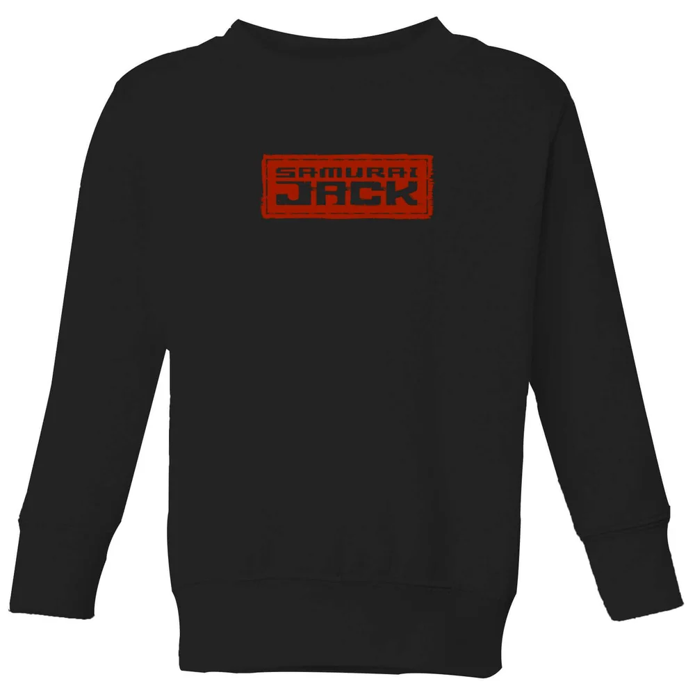 Samurai Jack Classic Logo Kids' Sweatshirt - Black - 98/104 (3-4 jaar) Afbeelding 1