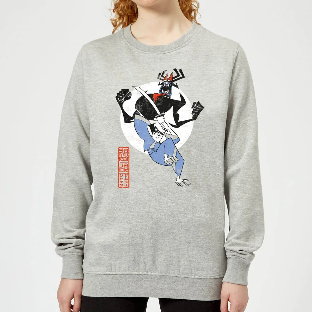 Samurai Jack Eternal Battle Women's Sweatshirt - Grey - 3XL - Grijs Afbeelding 1