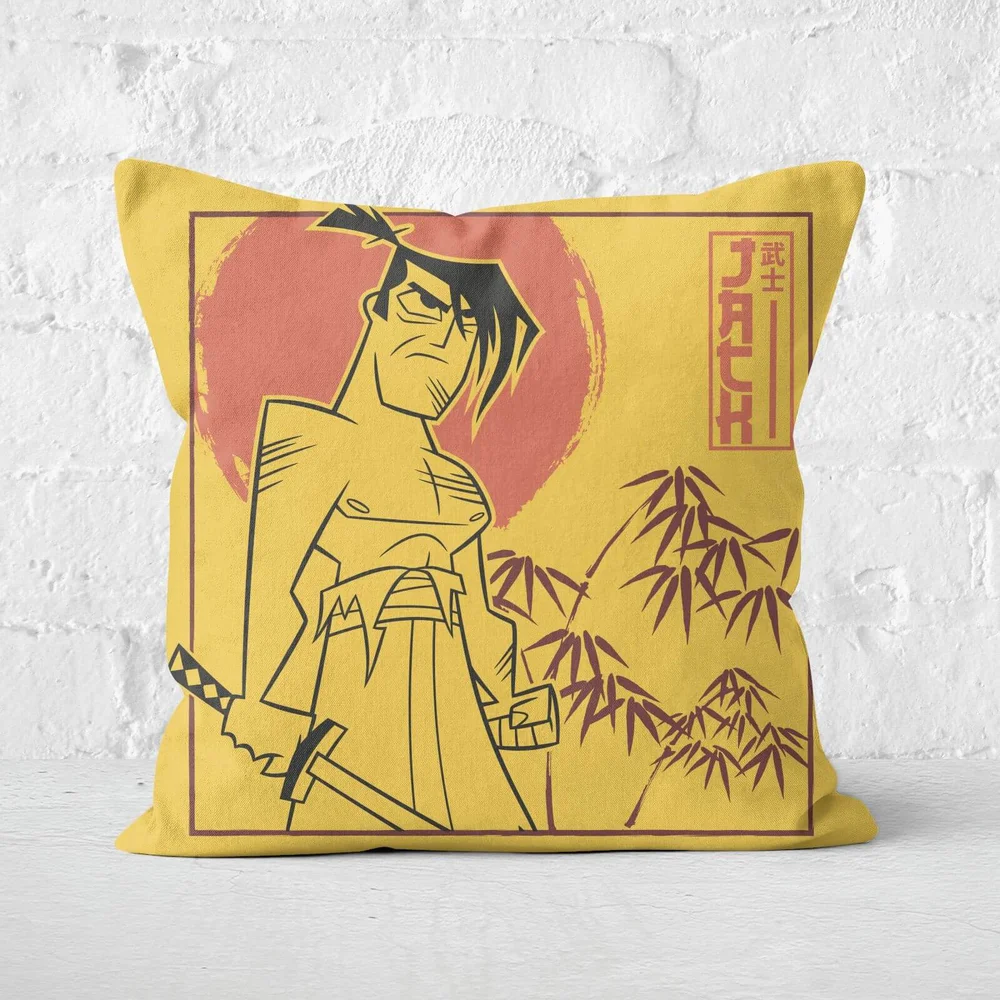 Samurai Jack Jack Vs Aku Square Cushion - 50x50cm - Soft Touch Afbeelding 1