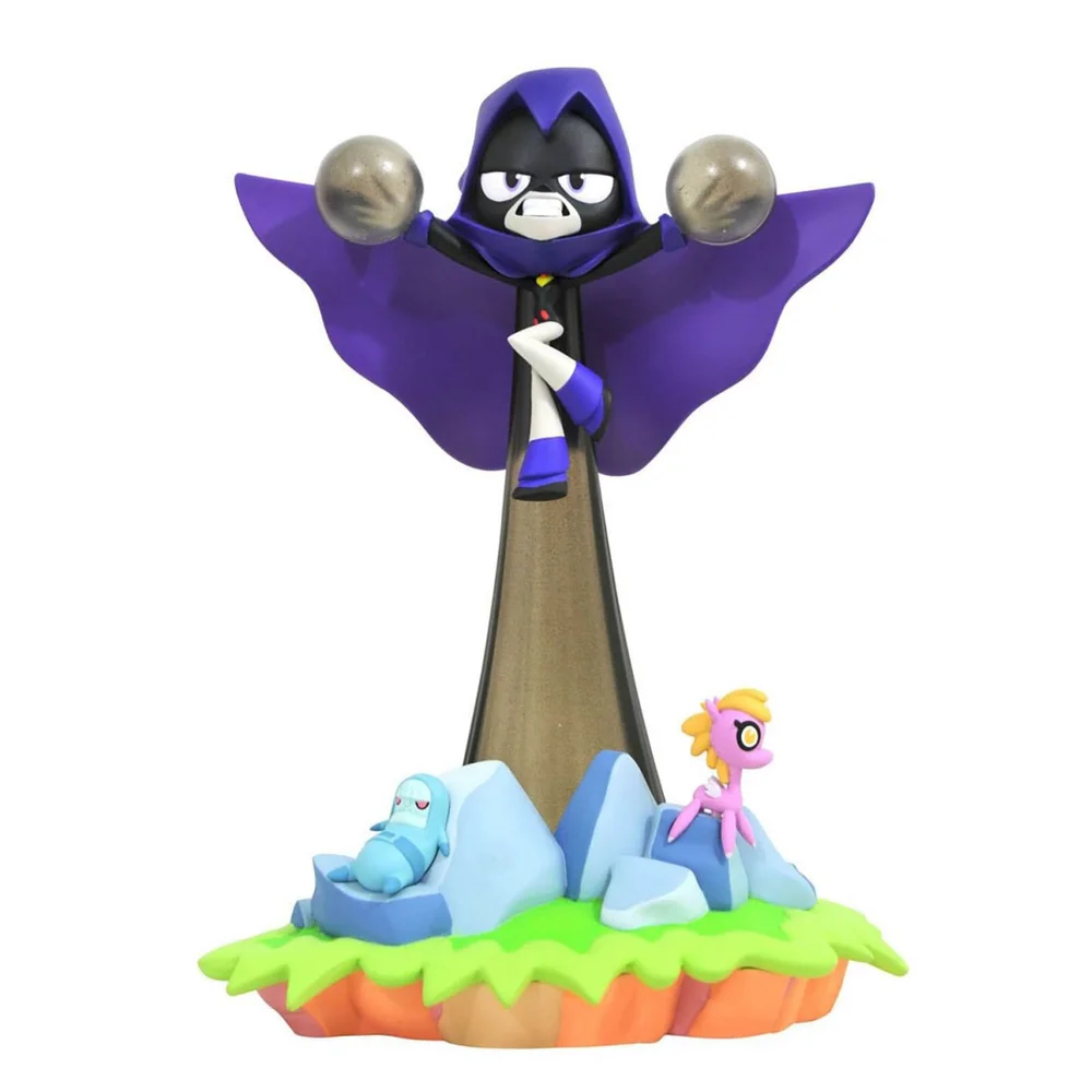 Diamond Select Movie Gallery PVC Figure - Teen Titans Go! Raven Afbeelding 1