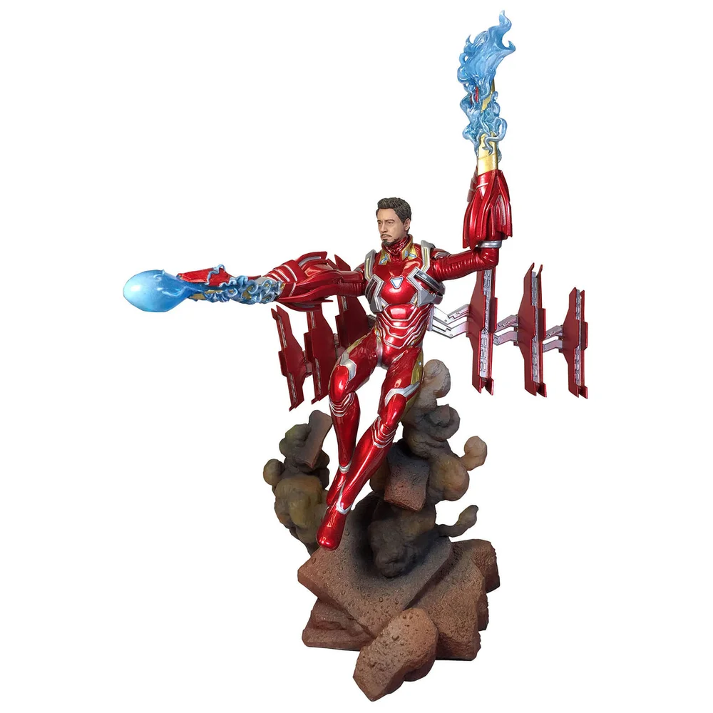 Diamond Select Marvel Gallery Avengers: Infinity War PVC Figure - Unmasked Iron Man MK50 Afbeelding 1