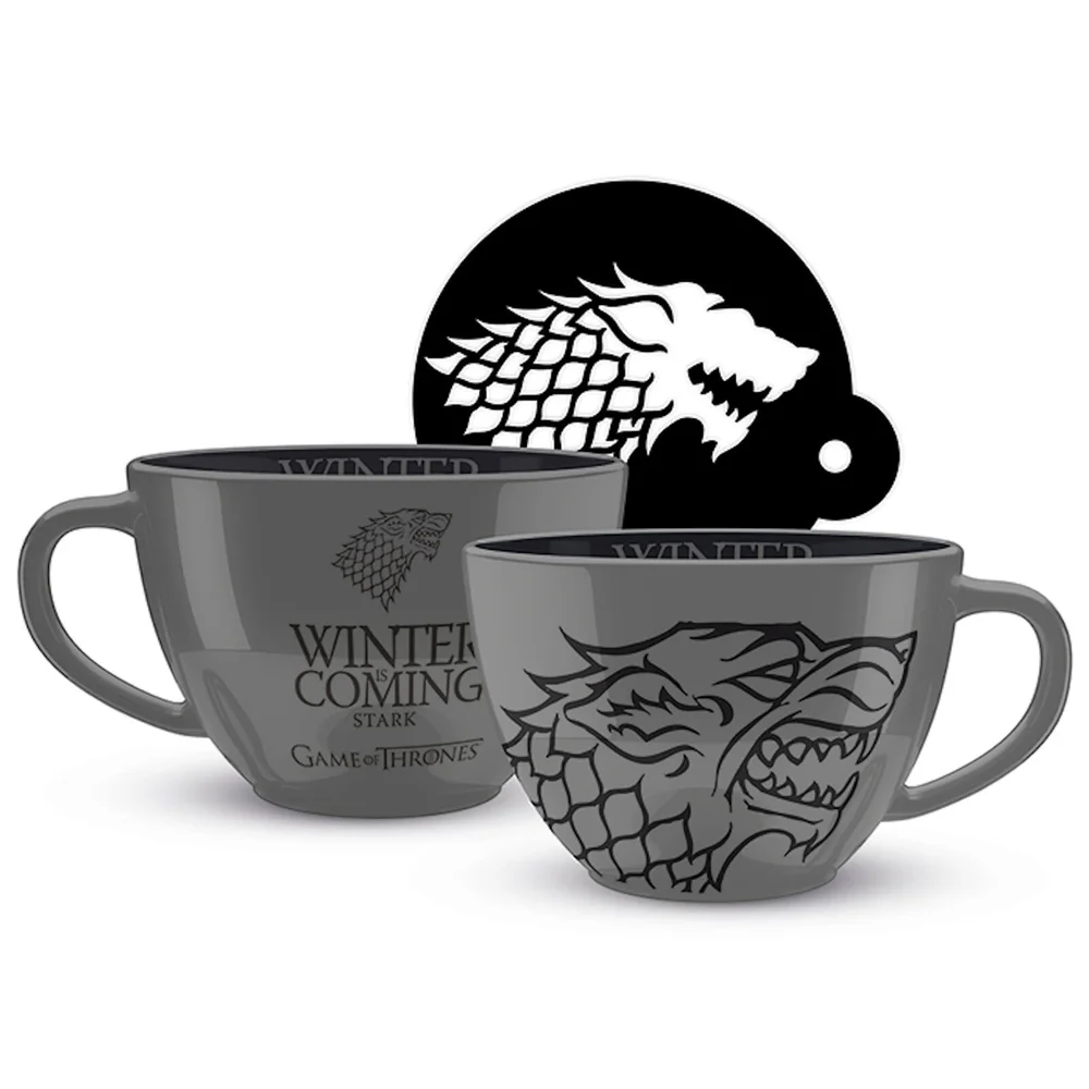 Game of Thrones (Stark) Cappuccino Mug Afbeelding 1