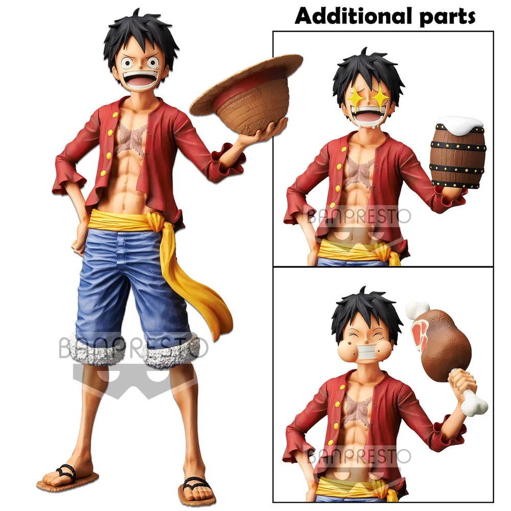 Banpresto One Piece Monkey.D.Luffy Grandista Nero Beeldje Afbeelding 1