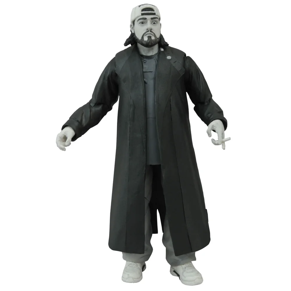 Diamond Select Clerks Black & White 20e Jubileum Edition Actiefiguur - Silent Bob Afbeelding 1