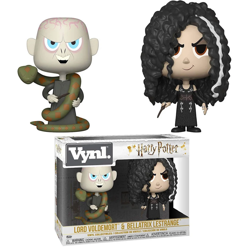 Funko Harry Potter Bellatrix Lestrange & Voldemort VYNL. Afbeelding 1