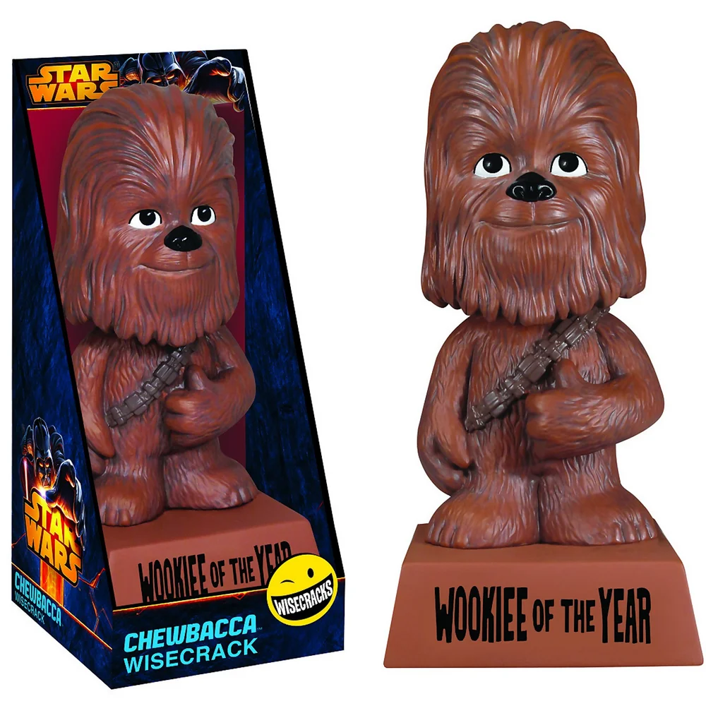 Funko Wisecracks Star Wars Chewbacca 'Wookie of the Year' Bobblehead Afbeelding 1