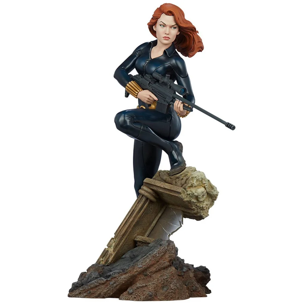 Sideshow Collectibles Marvel Avengers Assemble Black Widow Statue Afbeelding 1