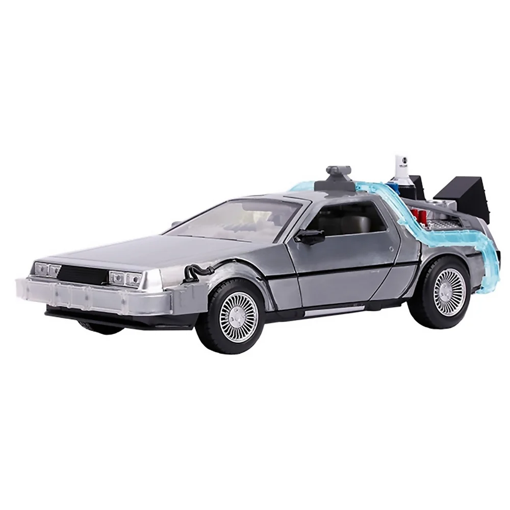 Jada Back to the Future: Part II Die Cast 1:24 DeLorean Tijdmachine met werkende lichten Afbeelding 1