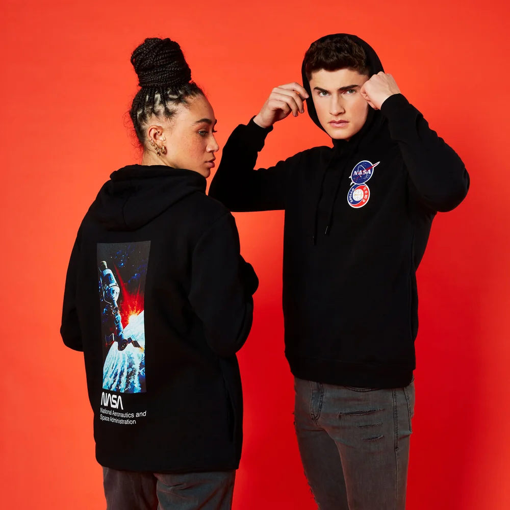 NASA Soyuz Unisex Hoodie - Black - S Afbeelding 1