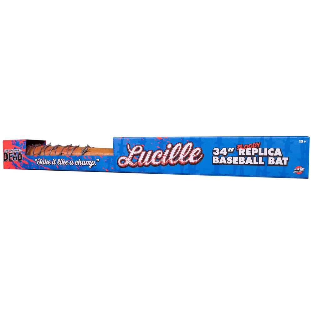 The Walking Dead Lucille Full Size 34 inch Bloody Baseball Bat Replica Afbeelding 1