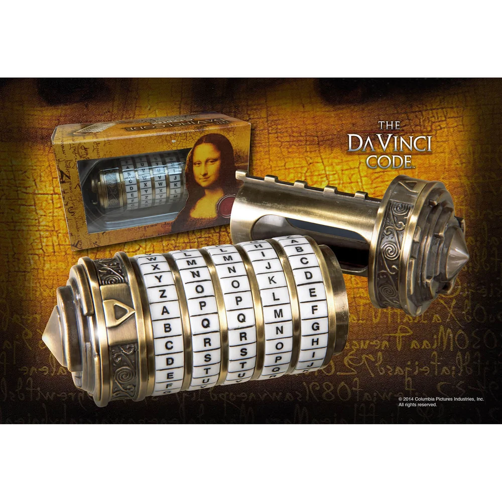 De Da Vinci Code Mini Cryptex Replica Afbeelding 1