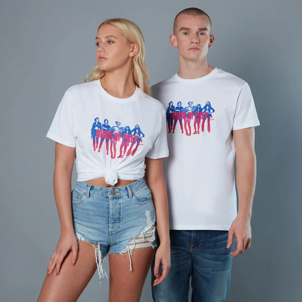 Girl Gang Unisex Birds of Prey T-Shirt - White - S Afbeelding 1