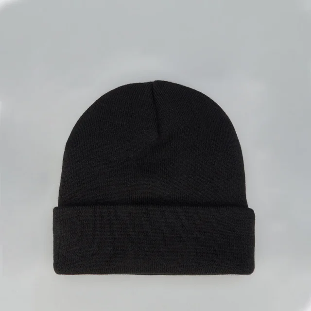 Birds of Prey Logo Beanie With Embroidery - Black