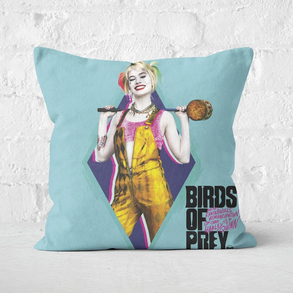Harley Quinn Square Cushion - 40x40cm - Soft Touch Afbeelding 1