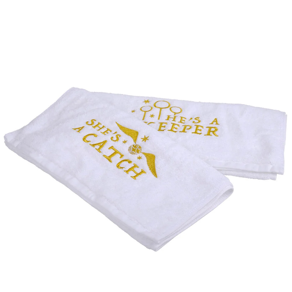Harry Potter His and Hers 100% Cotton Bath Towel Set Afbeelding 1
