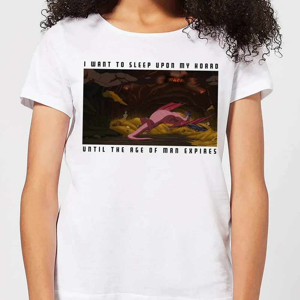 Rick and Morty I Want To Sleep Upon My Hoard Women's T-Shirt - White - S Afbeelding 1