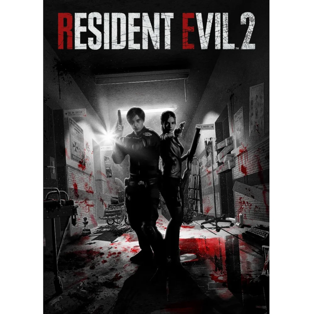 Resident Evil 2 Limited Edition Fine Art Giclee Afbeelding 1